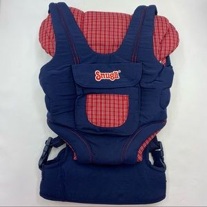 Vintage Snugli Baby Carrier Red Blue.